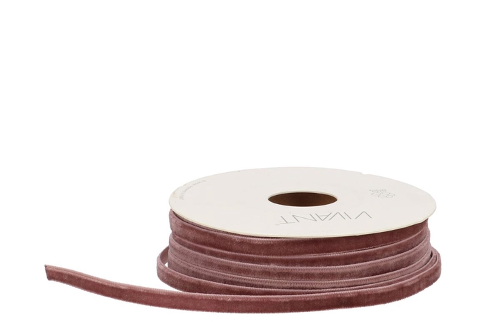 <h4>Ribbon Velvety 27 Dark Rose 20mx6mm</h4>