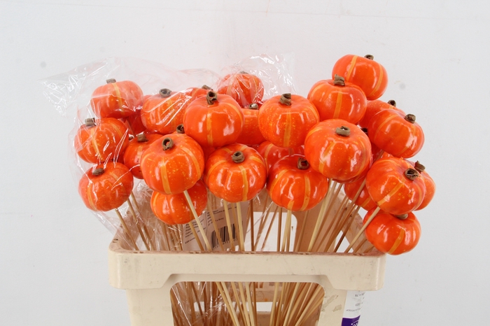 <h4>Stick Pumpkin 6cm Light Orange</h4>