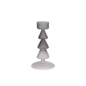 Nova Black Candle Holder Tricolor 9x9x17cm