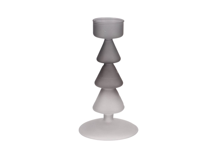 <h4>Nova Black Candle Holder Tricolor 9x9x17cm</h4>