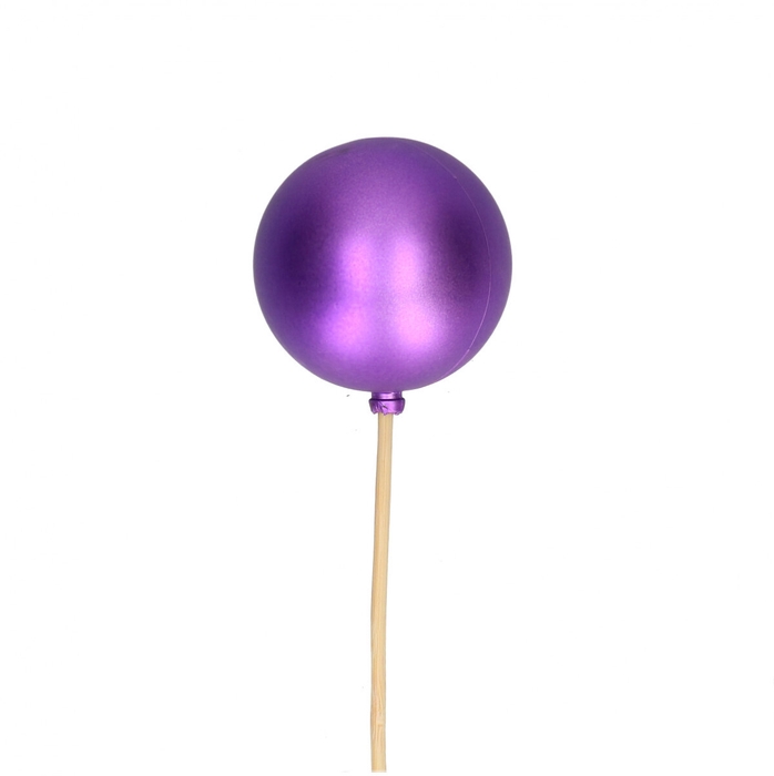 <h4>Kerst bijsteker 50cm Kerstbal d06cm mat</h4>