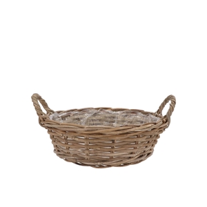 Rattan Ivy Basket Low Ears 30x13cm