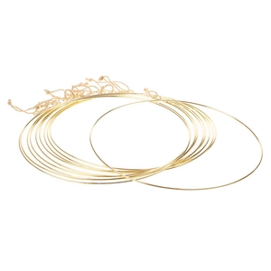 Ring 30cm Metal Medium 10pc Gold