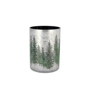 Ruby Silver T-light Forest 10x13cm Nm