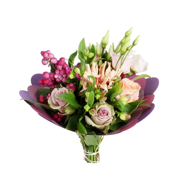 <h4>Bouquet holder Petal Ø32cm purple 10pce/bundle</h4>