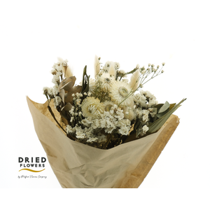 Dried Bouquet White x10