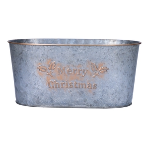 DF11-665560800 - Planter Holly oval 25x13x12 grey /