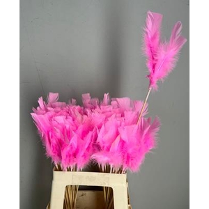 Stick Feather Lt. Pink 14cm