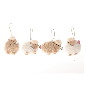 Easter Deco hanging sheep 7cm