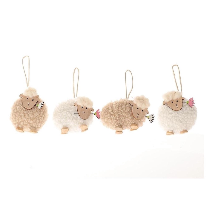 <h4>Easter Deco hanging sheep 7cm</h4>
