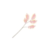 Silk Salix Leaf Small Orange 90cm