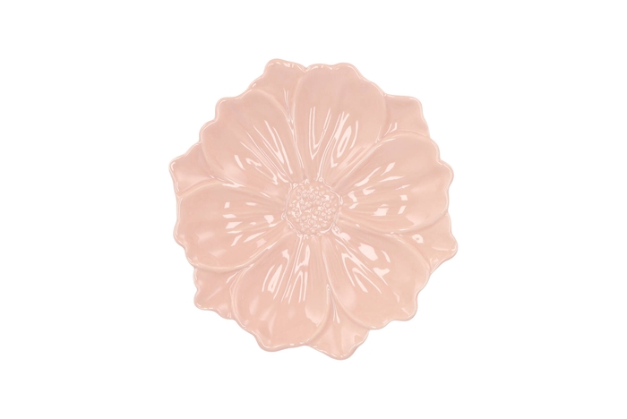 Bloom Cosmea Plate Peach 18x18x4cm