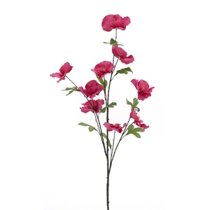 Wild camellia spray 102cm red