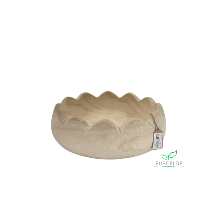 <h4>PAULOWNIA WOOD PLATE 30X30XH9</h4>