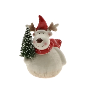 Kerst Deco rendier Cody 10*7.5*13cm