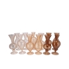 Sunny Natural Brown Mix Glass Vase Ass 10x10x20cm