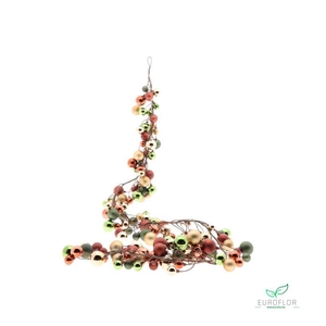 GARLAND METALLIC HOLIDAY MIXED COLOURS 200CM