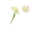 Silk Flowers Ass Cream 23cm