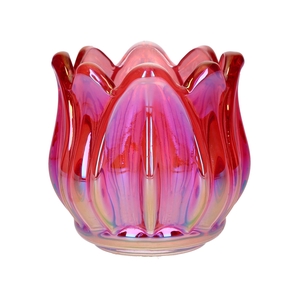 DF02-666828700 - T-lighthldr Elora d6.7/7xh6.7 cherry+pearl