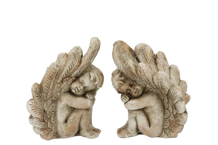 <h4>Concrete Saint Antique Angel Sitting Ass 12x11x15m</h4>