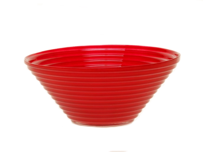 <h4>DF02-882902100 - Bowl Tucson d19xh8 wine red</h4>