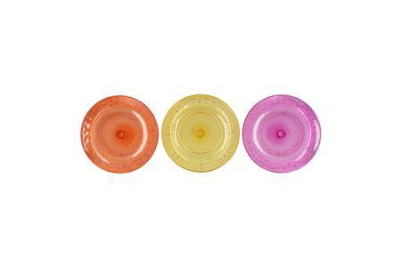 <h4>Dayah Orange Mix Glass Plate 18x2cm Ass P/1 Nm</h4>
