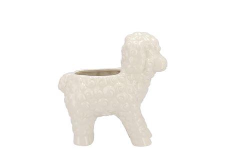 <h4>Easter Happy White Vase Sheep 14x8x18cm Nm</h4>