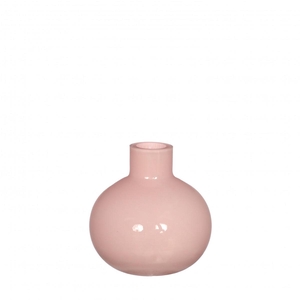 Glas Vaas Rose d2/13*13cm