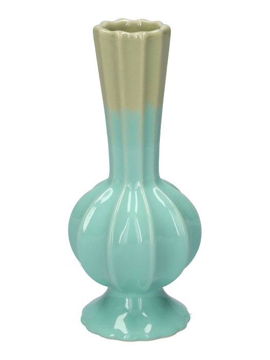 <h4>DF03-666801900 - Vase Celia1 multi d3.8/7xh15.8 green/l.blue</h4>