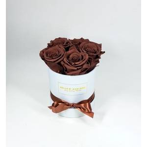 Box rd 12cm wit-grape (grp02)