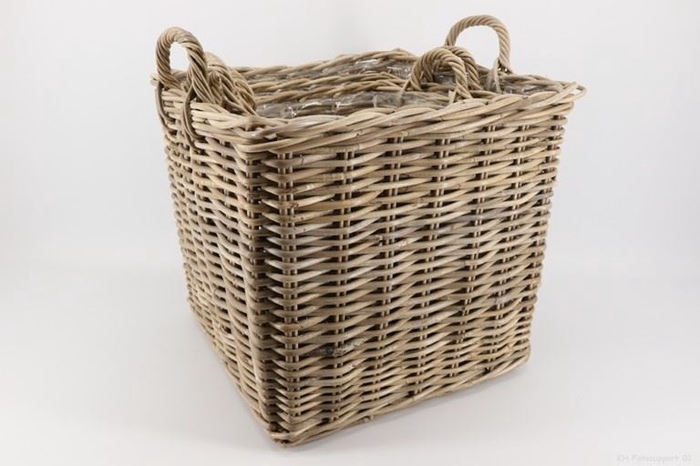 <h4>Jumbo mand met oren set/3 ( 50x50x4</h4>