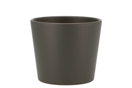 <h4>Ceramic Dark Green Pot 13cm Nm</h4>