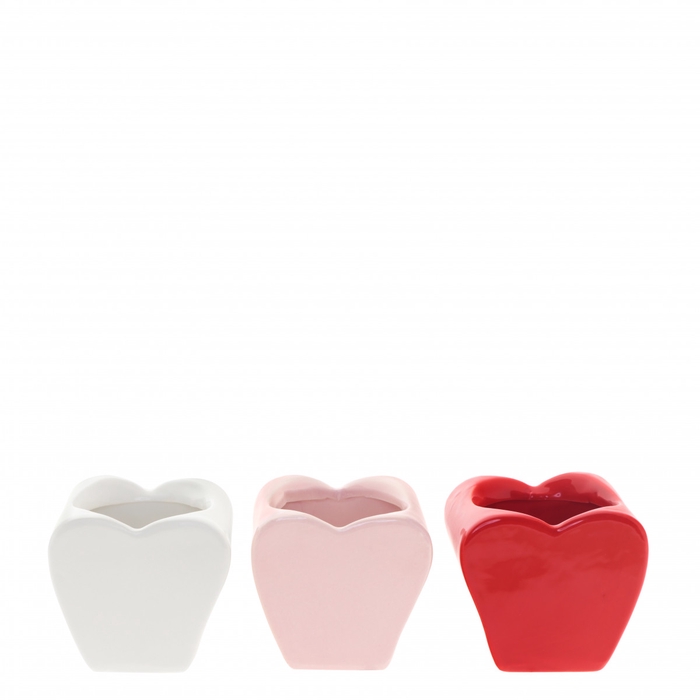 <h4>Moederdag Keramiek Hart d09.5*8.5*8cm</h4>