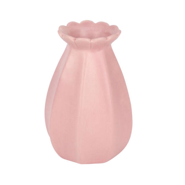 <h4>Vaas Florencia keramiek 8.5xH13.5cm licht roze</h4>