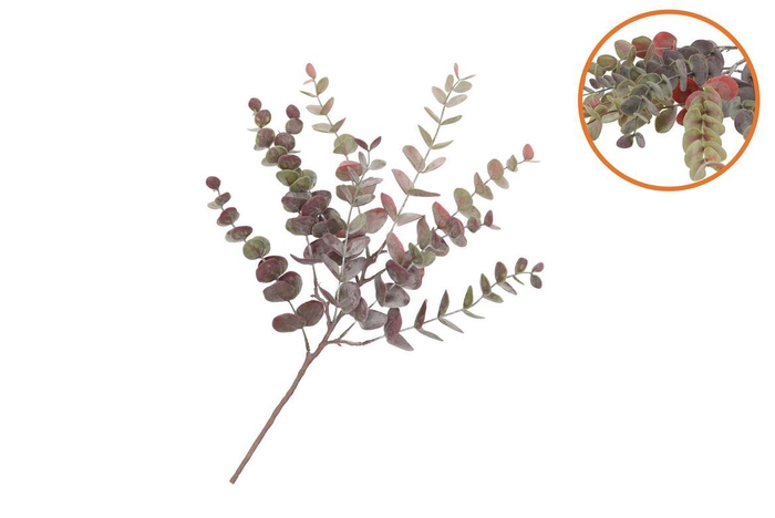 <h4>Silk Eucalyptus Purple Stem 51cm</h4>