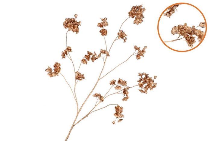 Silk Cherry Blossom Gold 126cm
