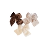 Loulou Brown Velvet Hanger Bow Ass 35cm