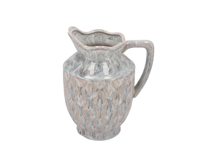 <h4>Inga Boa Grey Vase Active Glaze 21x17x26cm</h4>