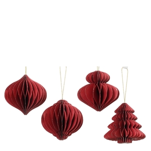 Kerst Hanger figuur 3D 80mm ass.