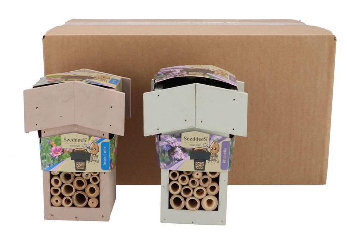 <h4>Greengift Phacelia Insect Mix Insect Hotel 10x12x17cm</h4>