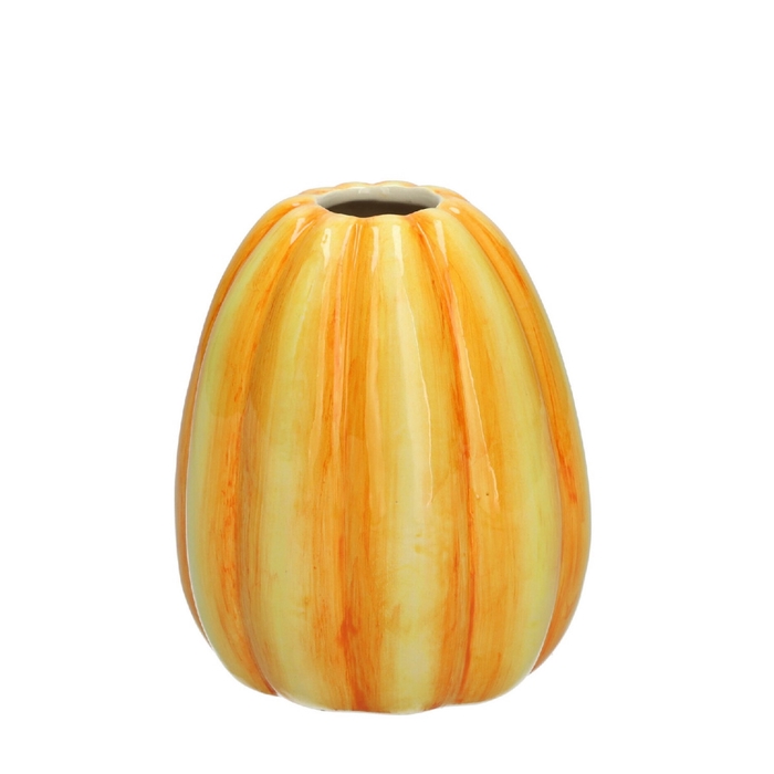 <h4>Herfst Keramiek Vaas pompoen d11*12cm</h4>