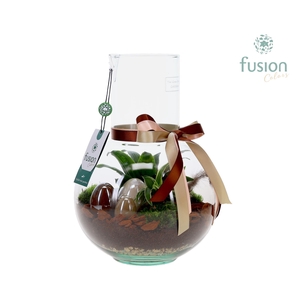 Green Bottle Suzanne Medium met Pasen arrangement