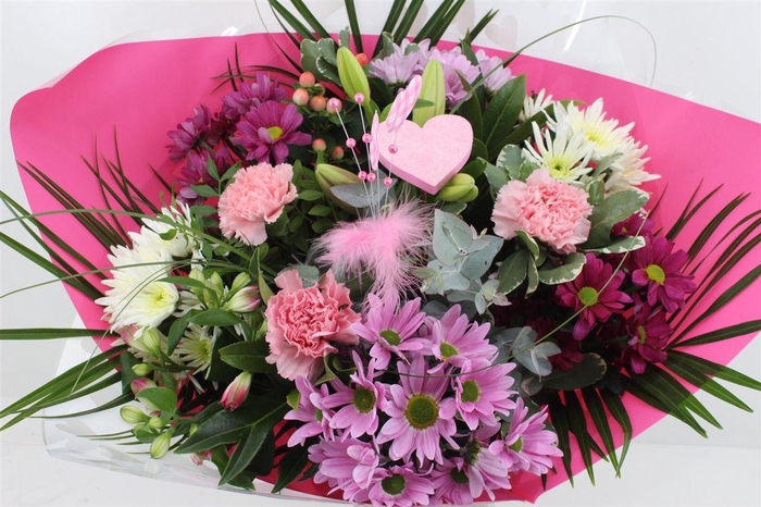 <h4>Boeket Groot Roze Valentijn</h4>