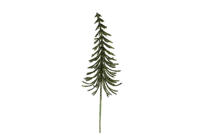 <h4>Pick Shine Christmas Tree Majestic Green 38cm Per 24</h4>