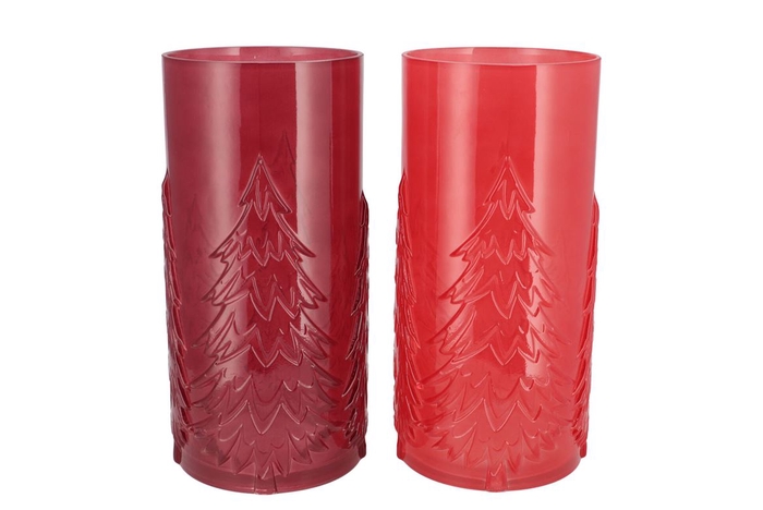 <h4>Ruby Jolly Red T-light Forrest Ass 15x33cm</h4>