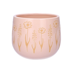 DF03-720570425 - Pot Flair d10.5/11.5xh9.5 salmon