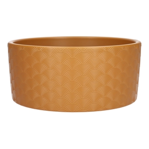 DF03-884724900 - Planter Napoli d22.5xh10.1 caramel matt