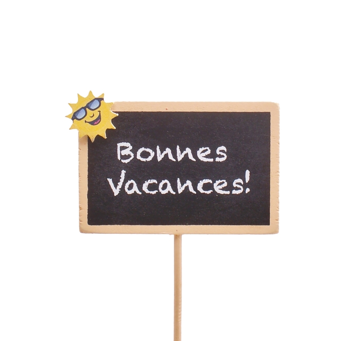 Sticks 50cm Bonnes Vacances 7.5*5cm