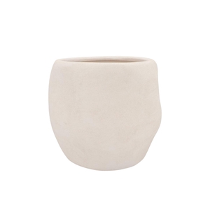 Lisboa White Pot 24x24x23cm