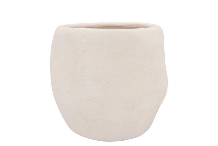 <h4>Lisboa White Pot 24x24x23cm</h4>